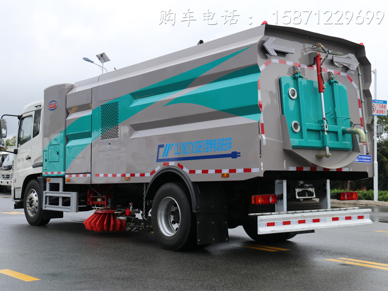 东风天锦纯电动洗扫车 15m3